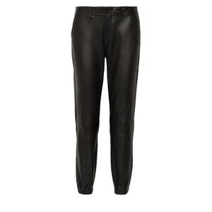 Rag & Bone Black Leather Joggers